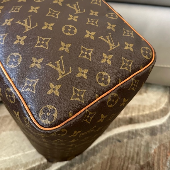 LOUIS VUITTON SPEEDY 40 MONOGRAM CANVAS VACHETTA LEATHER TOTE SATCHEL TRAVEL BAG - Picture 11 of 16